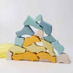 Grimm's | Four Temperaments Building Set -Simple Play Stories Grimms Building Set Four Temperaments Blocks Puzzle 8