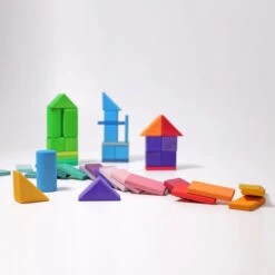 Grimm's | Shapes & Colours Building Set -Simple Play Stories Grimms Building Set Shapes Colours 4