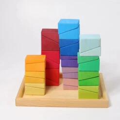 Grimm's | Sloping Blocks Building Set 10 Grimm's | Sloping Blocks Building Set -Simple Play Stories Grimms Building Set Sloping Blocks 2