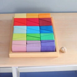 Grimm's | Sloping Blocks Building Set 11 Grimm's | Sloping Blocks Building Set -Simple Play Stories Grimms Building Set Sloping Blocks