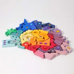 Grimm's | Sparkling Mandala Orient -Simple Play Stories Grimms Building Set Sparkling Mandala Orient 5