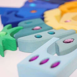 Grimm's | Sparkling Mandala Orient -Simple Play Stories Grimms Building Set Sparkling Mandala Orient 6