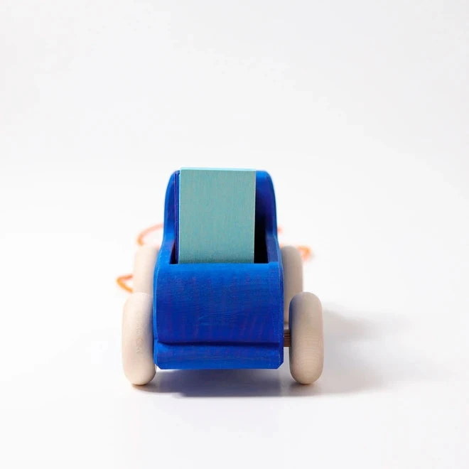 Grimm's | Large Blue Pull Along Truck 6 Grimm's | Large Blue Pull Along Truck - Image 6