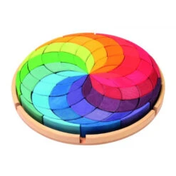 Grimm's | Large Colour Spiral | Mandala Puzzle 9 Grimm's | Large Colour Spiral | Mandala Puzzle -Simple Play Stories Grimms Large Colour Spriral 2