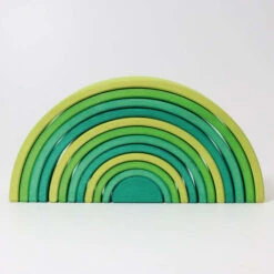 Grimm's | Large Rainbow Meadow Green -Simple Play Stories Grimms Large Rainbow Meadow Green