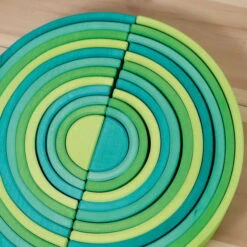 Grimm's | Large Rainbow Forest Green -Simple Play Stories Grimms Large Rainbow Meadow Green Forest Green efb0b830 17a8 4baf ae65 035019f14e52