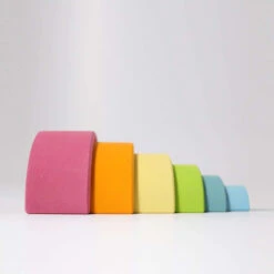 Grimm's | Medium Rainbow Pastel -Simple Play Stories Grimms Medium Rainbow Pastel 2
