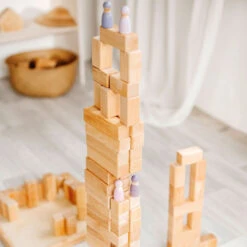 Grimm's | Natural Large Stepped Pyramid 39 Grimm's | Natural Large Stepped Pyramid -Simple Play Stories Grimms Natural Large Stepped Pyramid 3
