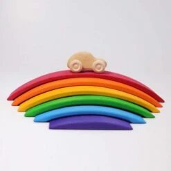 Grimm's | Rainbow Bridge -Simple Play Stories Grimms Rainbow Bridge Wooden Toy 3