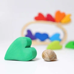Grimm's | Rainbow Hearts -Simple Play Stories Grimms Rainbow Hearts Blocks 5