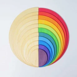 Grimm's | Semi Circles Rainbow -Simple Play Stories Grimms Rainbow Natural Semi Circles 4