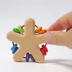 Grimm's | Rattle Star With Beads -Simple Play Stories Grimms Rattle Star with Beads 2