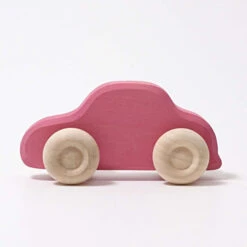 Grimm's | Coloured Wooden Cars | Slimline 5 Pieces -Simple Play Stories Grimms Slimline Cars Set of 5 Wooden Toys 4