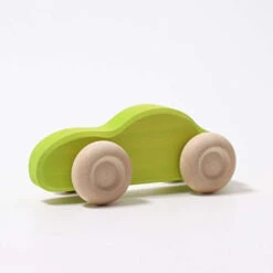Grimm's | Coloured Wooden Cars | Slimline 5 Pieces -Simple Play Stories Grimms Slimline Cars Set of 5 Wooden Toys 5