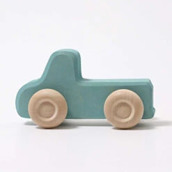 Grimm's | Coloured Wooden Cars | Slimline 5 Pieces -Simple Play Stories Grimms Slimline Cars Set of 5 Wooden Toys 6
