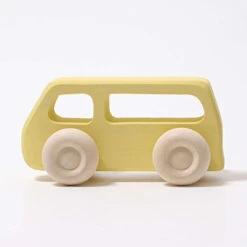 Grimm's | Coloured Wooden Cars | Slimline 5 Pieces -Simple Play Stories Grimms Slimline Cars Set of 5 Wooden Toys 7