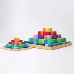 Grimm's | Small Stepped Pyramid -Simple Play Stories Grimms Small Large Stepped Pyramid 10