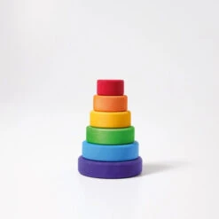 Grimm's | Conical Stacking Tower | Small Rainbow