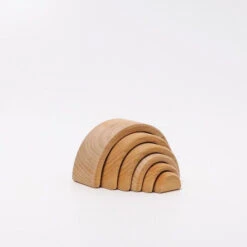 Grimm's | Small Rainbow Natural -Simple Play Stories Grimms Small Rainbow Tunnel Natural 2