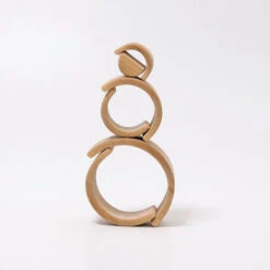 Grimm's | Small Rainbow Natural -Simple Play Stories Grimms Small Rainbow Tunnel Natural 3