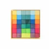 Grimm's | Square Mosaic | Rainbow 36 Blocks