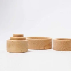 Grimm's | Stacking Bowls Natural 14 Grimm's | Stacking Bowls Natural -Simple Play Stories Grimms Stacking Bowls Natural 2