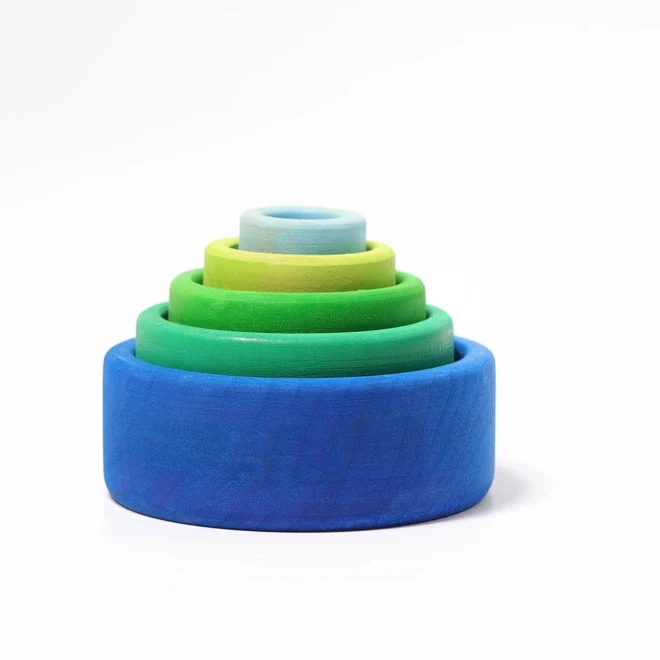 Grimm's | Stacking Bowls Ocean 1 Grimm's | Stacking Bowls Ocean