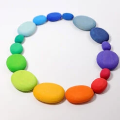 Grimm's | Pebbles Dream 12 Grimm's | Pebbles Dream -Simple Play Stories Grimms Stacking Pebbles Wooden Stones Toy 2