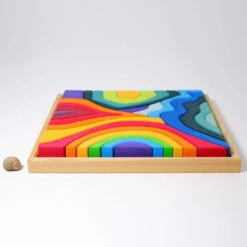 Grimm's | Four Elements Puzzle Large | Building Set -Simple Play Stories Grimms building set puzzle four elements large 2