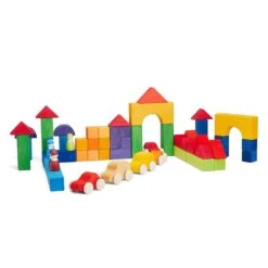 Grimm's | Coloured Wooden Cars | 6 Pieces -Simple Play Stories Grimms coloured wooden car set 6 pieces 3