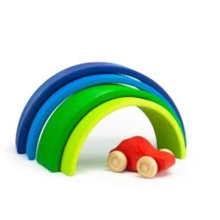 Grimm's | Coloured Wooden Cars | 6 Pieces -Simple Play Stories Grimms coloured wooden car set 6 pieces 4