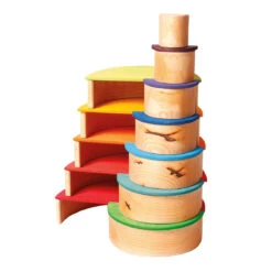 Grimm's | Semi Circles Rainbow -Simple Play Stories Grimms Semi Circle Rainbow coloured 5