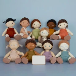 Olli Ella | Dinkum Doll | Pea -Simple Play Stories Group Dinkum Dolls 2