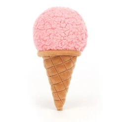 New Products -Simple Play Stories Jellycat Irresistible Ice Cream Strawberry 3