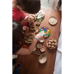 Grapat | Bowls And Marbles | 43 Pieces -Simple Play Stories Joguines Grapat Bowls Marbles Tong 2