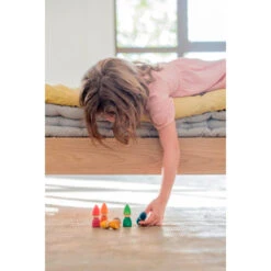 Grapat | Rainbow Tomtens -Simple Play Stories Joguines Grapat Houses Rainbow Tomten Wooden Toys 5