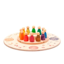 Grapat | Seasons Round Platform | Play Tray -Simple Play Stories Joguines Grapat Seasons Round Platform Play Tray 3