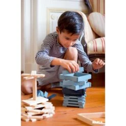 KAPLA | Wooden Building Planks | 40 Squares | Light Blue 11 KAPLA | Wooden Building Planks | 40 Squares | Light Blue -Simple Play Stories KAPLA wooden building planks colour blue navy 8f6a35fb 1797 41ba a197 003bac213bce