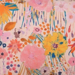 Kip And Co | Fitted Sheet | Single | Pinky Field Of Dreams