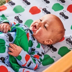 Kip And Co | Ants Pants | Fitted Sheet | Cot -Simple Play Stories Kip Co Ants Pants Fitted Sheet Bassinet Cot 3 c4be7903 35de 4831 8781 224426b7589c