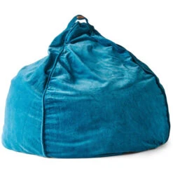 Kip And Co | Velvet Beanbag Cover | Lagoon Teal