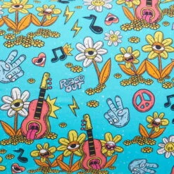 Kip And Co Lee McConnell | Peace Out Fitted Sheet