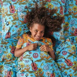 Kip And Co X Lee McConnell | Peace Out Pillowcase(s) -Simple Play Stories Kip Co Lee McConnell Peace Out Quilt Cover Pillow Case Sheet 2 a7d2e314 8447 44e4 b851 57f21c4409b1