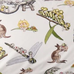 Kip And Co | May Gibbs | Pillow Case 1P | Desert Daycare -Simple Play Stories Kip Co May Gibbs Fitted Sheet Desert Daycare