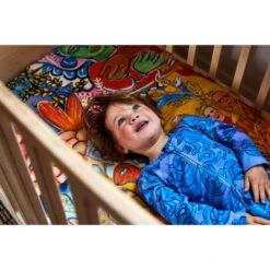 Kip & Co X Mirka | Ma Vie Organic Cotton Fitted Sheet -Simple Play Stories Kip Co Mirka Mora Ma Vie Fitted Sheet Cot