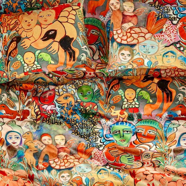 Kip & Co X Mirka | Ma Vie Organic Cotton Quilt Cover 2 Kip & Co X Mirka | Ma Vie Organic Cotton Quilt Cover - Image 2