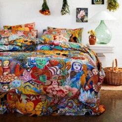 Kip & Co X Mirka | Ma Vie Organic Cotton Quilt Cover 9 Kip & Co X Mirka | Ma Vie Organic Cotton Quilt Cover -Simple Play Stories Kip Co Mirka Mora Ma Vie Quilt Cover 3