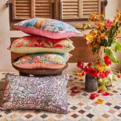 Kip & Co X Mirka | Piglets At Anlaby Upholstery Cushion -Simple Play Stories Kip Co Mirka Mora Mirkas Family Piglets at Anlaby Upholstery Cushion 4