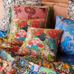 Kip & Co X Mirka | Mirka's Family Upholstery Cushion 9 Kip & Co X Mirka | Mirka's Family Upholstery Cushion -Simple Play Stories Kip Co Mirka Mora Mirkas Family Upholstery Cushion 2