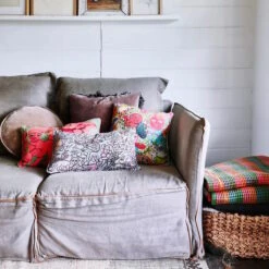 Kip & Co X Mirka | Piglets At Anlaby Upholstery Cushion -Simple Play Stories Kip Co Mirka Mora Mirkas Family Upholstery Cushion 4 0846d699 d30b 4ea5 b54c 3745939ae087